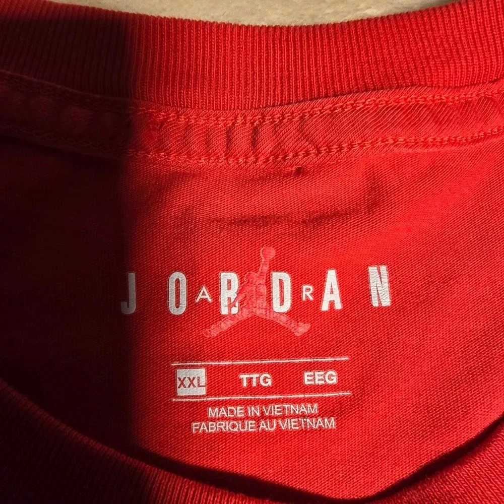 Jordan x PSG Paris Saint-Germain T-Shirt Red Men XXL Jumpman Soccer  1061